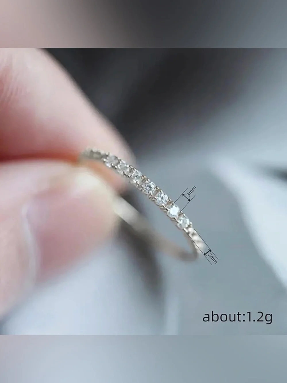 NWT~Silver & Cubic Zirconia Stackable Fashion Ring~ Size 8